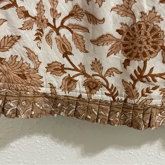 Cleobella Victoria Mini Dress NWT V Neck Tan Wrap Dress - Picture 13 of 15